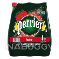 Perrier Strawberry Carbonated Water 1 L