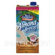 Blue Diamond Almond Breeze Unsweetened Coconut Juice 946 ml