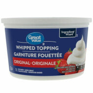 Great Value Whipped Topping, 1 L