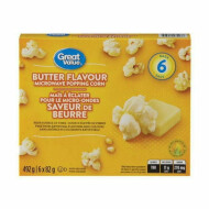 Great Value Butter Flavour Microwave Popping Corn 1Ea