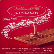 Lindor milk chocolate bar