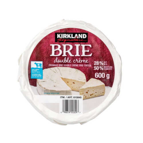 Kirkland Signature Double Cream Brie Cheese 600 g Costco, Сalgary