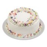 White Birthday Cake 8" 1.175 kg