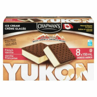 Chapmans French Vanilla Great Canadian Super Yukon Ice Cream Sandwiches 1200 ml