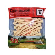 Tour Mission 2-3/4" 69 mm Wooden Golf Tees 1Ea