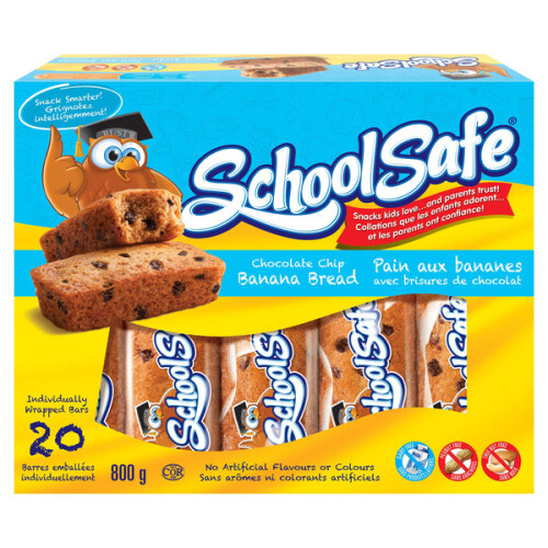 TREASURE MILLS School Safe Banana Chocolate Chip Mini Cakes, 20 x 40 g ...