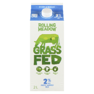 Rolling Meadows Grass Fed 2% Milk 2 Liter 1 Ea