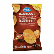 Great Value Barbecue Flavoured Potato Chips 1Ea