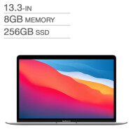 Apple MacBook Air M1 Chip, 8 GB RAM, 256 GB SSD, & English Language - Silver 13 in