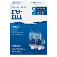 Bausch & Lomb Renu Fresh Multi Pack Contact Solution, 2 x 480 ml