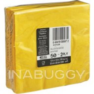 Amscan Yellow 50 Pack Luncheon Napkins
