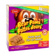 Dare Bear Paws Banana Bread Cookie, 36 x 40 g