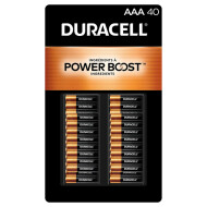 Duracell CopperTop AAA Batteries With PowerBoost Ingredients 40 Count