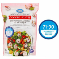 Great Value Cooked Pacific White Shrimp ~625 g