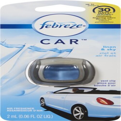 Febreze Car Air Freshener Vent Clip Linen & Sky