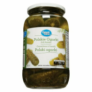 Great Value Polskie Ogorki Dill Pickles, 1 L