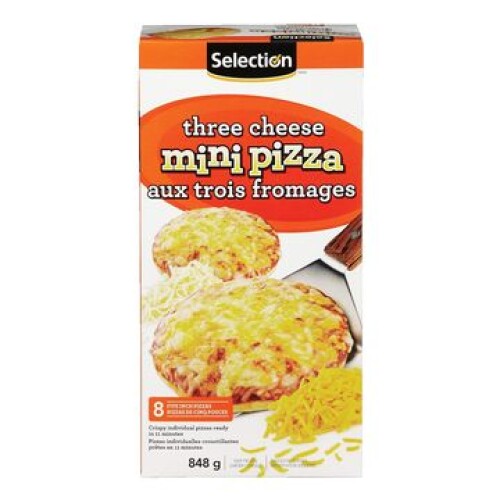 Frozen Three Cheese Mini Pizzas 848 g - Metro, Montreal Grocery