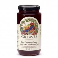 Greaves Pure Cranberry Sauce 250 ml