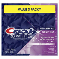 Crest Complete Whitening Plus Scope Minty Fresh Toothpaste, 120 mL, Pack of  3 