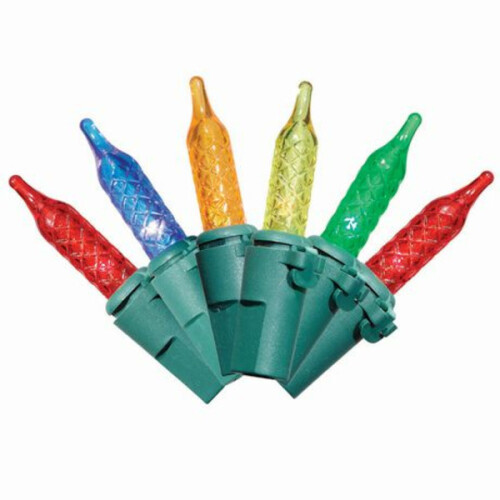 Holiday Time 50Light LED M5 Christmas Lights With Green Wire