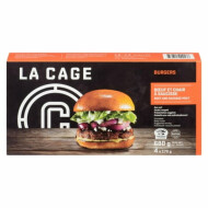 La Cage Beef & Sausage Meat Burgers 1Ea