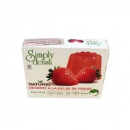 Simply Delish Strawberries Jel Dssrt ~20 g
