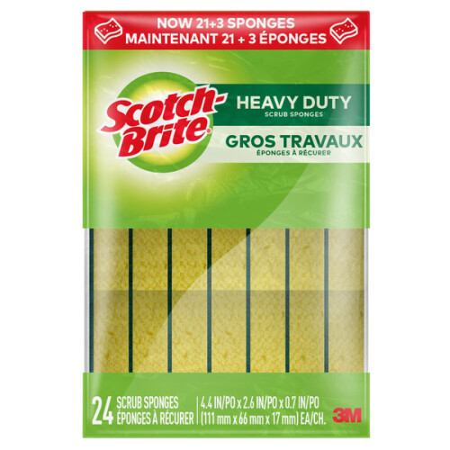 ScotchBrite Heavy Duty Scrub Sponge 24 Count Costco, Saskatoon