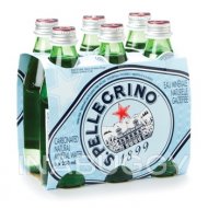 San Pellegrino Naturally Carbonated Mineral water 6 x 250 ml