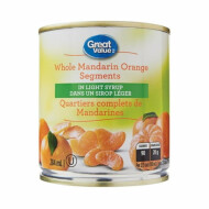 Great Value Whole Mandarin Orange Segments 284 ml