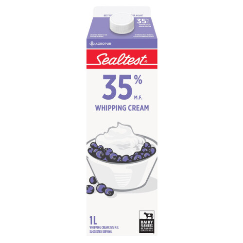 Sealtest 35 Whipping Cream, 1 L Costco , Toronto/GTA Grocery