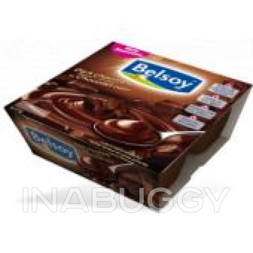Belsoy Soy Pudding Dark Chocolate (4PK) 125G Healthy Toronto/GTA Grocery Delivery Buggy