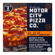 Motor City Pizza Co. Double Pepperoni Pizza, 2 x 808 g