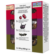 lesley stowe raincoast crisps Raincoast Crisps Variety Pack, 3 x 150 g