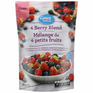 Great Value Frozen 4-Berry Fruit Blend ~600 g