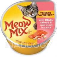 Meow Mix Tender Salmon & Crab Meat In Sauce 78G