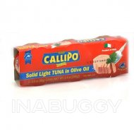 Callipo Light Tuna in Olive Oil 240G