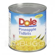 Dole Pineapple Tidbits In Juice 398ML
