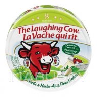 The Laughing Cow Cheese Garlic & Herb (8PK) 133G