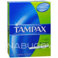 Tampax Tampons Super Unscented 40EA