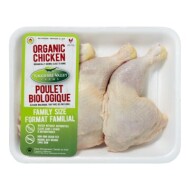 Organic Chicken Leg Quarter 3 per tray