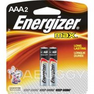 Energizer Max Battery AAA2 2EA