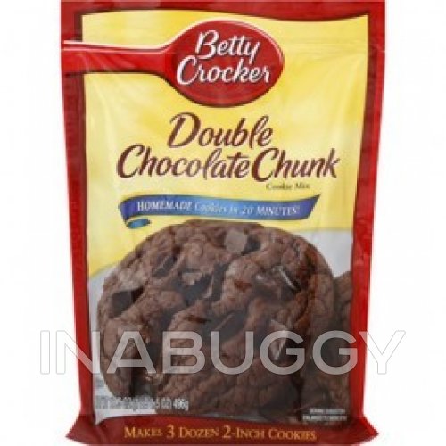 Betty Crocker Cookies Double Chocolate Chunk 496G FreshCo, Ottawa Grocery Delivery Buggy