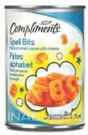 Compliments Pasta in Sauce Spell Bits 398ML
