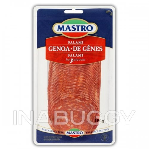 Mastro Genoa Salami Hot Sliced 100G FreshCo, Ottawa Grocery Delivery