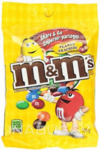 M&M PEG BAG - PEANUT