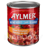 Aylmer Diced Tomato No Salt Added 796ML