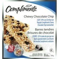 Compliments Granola Bar Light Chewy Chocolate Chip 157G