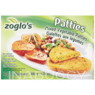 Zoglo's Mixed Vegetable Patties 300G
