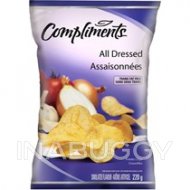 Compliments Potato Chip All Dressed 220G