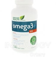 Genuine Health Omega 3 Joy Softgels 240EA